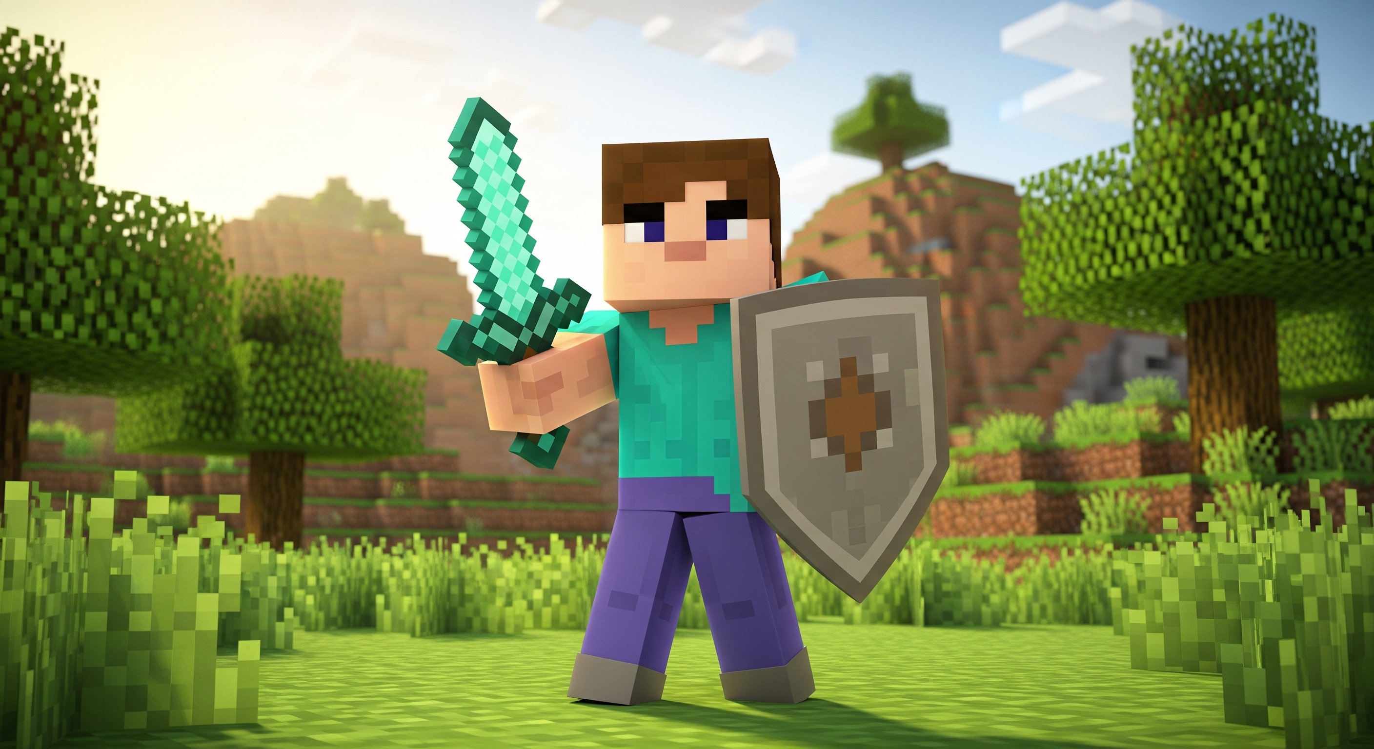 Minecraft security background